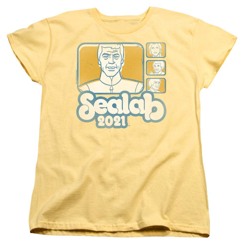 Sealab 2021 Tiles Womens T Shirt Banana Officially Licensed