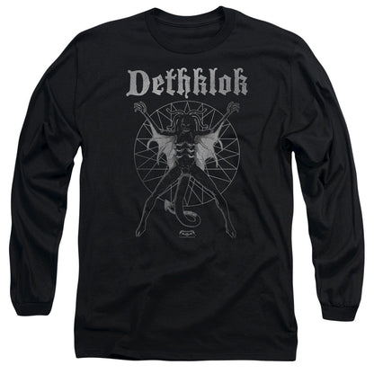 Metalocalypse Sigil Mens Long Sleeve Shirt Black Officially Licensed