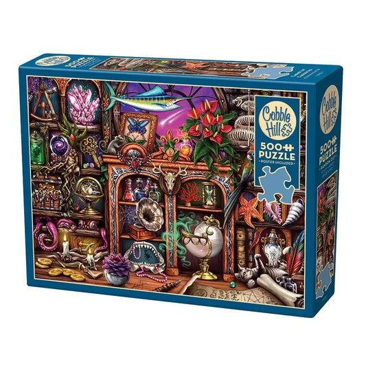Cabinet of Curiosities 500 Piece Jigsaw Puzzle Cobble Hill