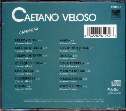 Caetano Veloso - Caetanear [1989 Compilation Reissue] [New CD]