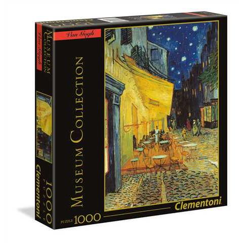 Cafe Terrace at Night by Van Gogh 1000 Piece Jigsaw Puzzle Clementoni