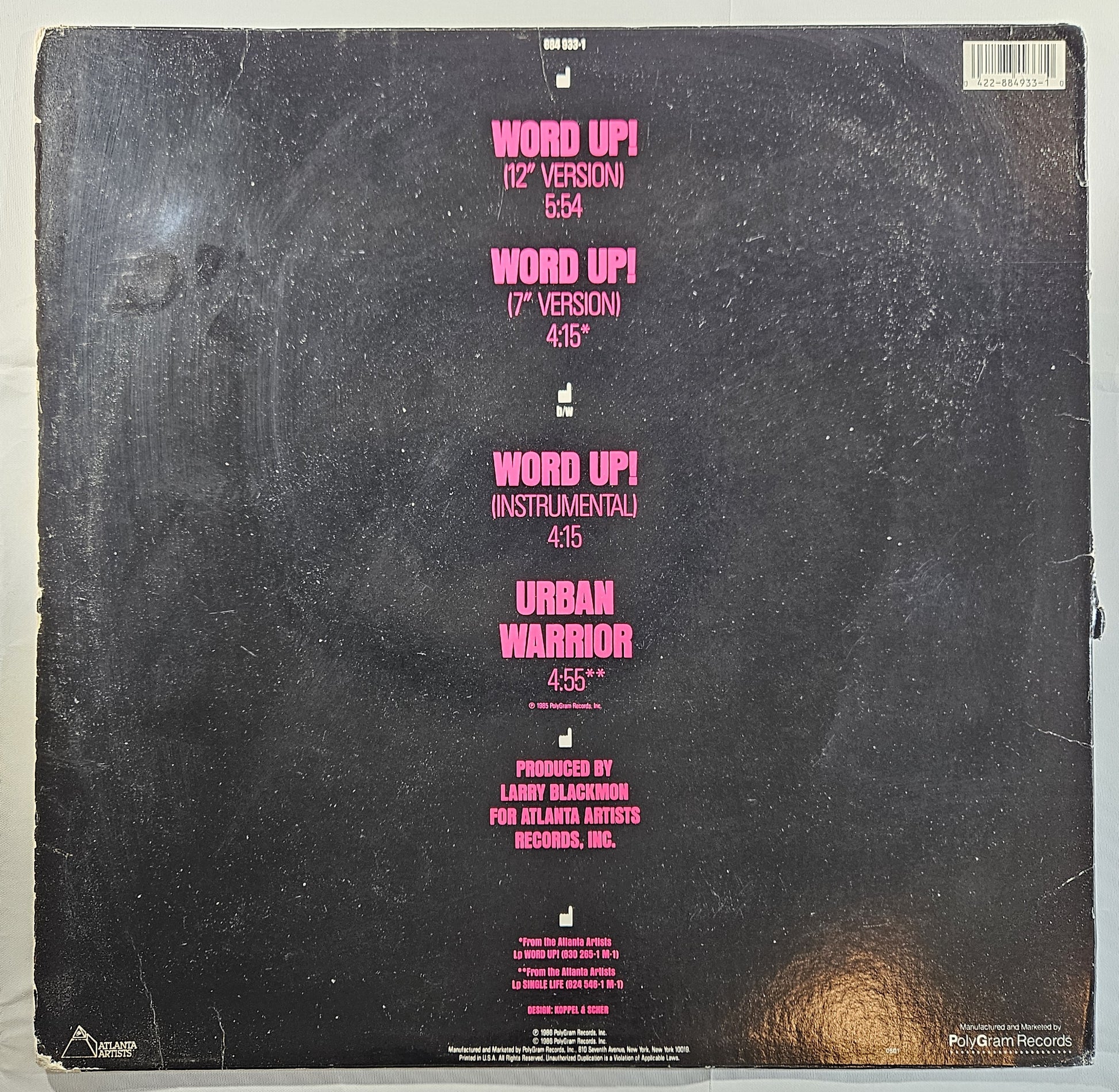 Cameo - Word Up! [1986 Hauppauge Pressing] [Used Vinyl Record 12" Single]