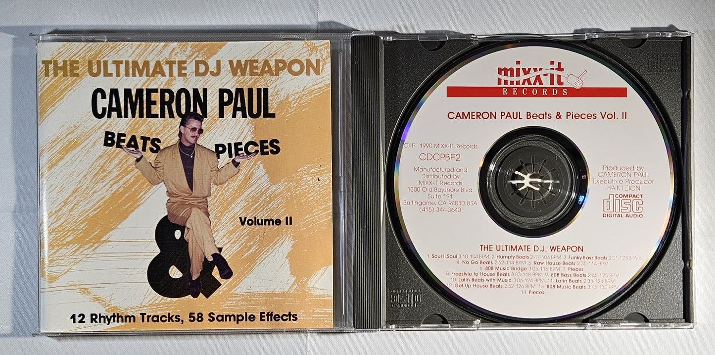 Cameron Paul - Beats & Pieces Vol. 2 (The Ultimate DJ Weapon) [1990 Used CD]