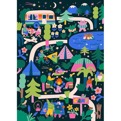 Camp Friendship 1000 Piece Jigsaw Puzzle Holiyay