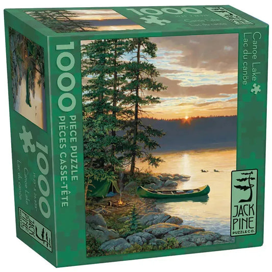 Canoe Lake 1000 Piece Jigsaw Puzzle Jack Pine