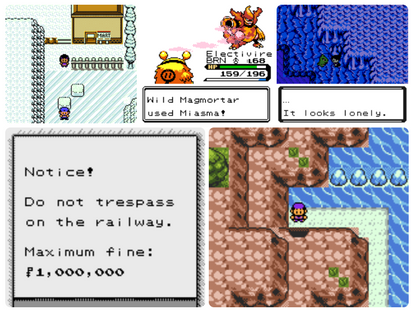 Pokemon Prism GBC ROM Hack Video Game Boy Color