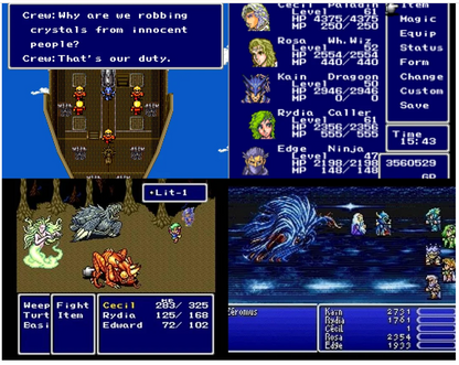 Final Fantasy 4 SNES Video Game Cartridge Super Nintendo 1991