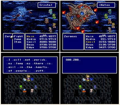 Final Fantasy 2 SNES Video Game Cartridge Super Nintendo 1991