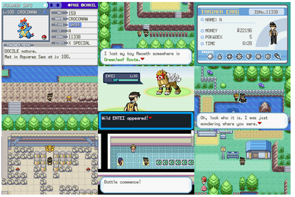 Pokemon NeonBlue GBA ROM Hack Video Game Custom Gameboy Advance
