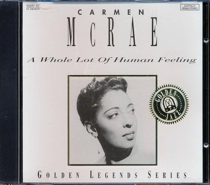 Carmen McRae - A Whole Lot of Human Feeling [1993 Reissue Remastered] [New CD]