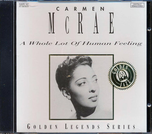 Carmen McRae - A Whole Lot of Human Feeling [1993 Reissue Remastered] [New CD]