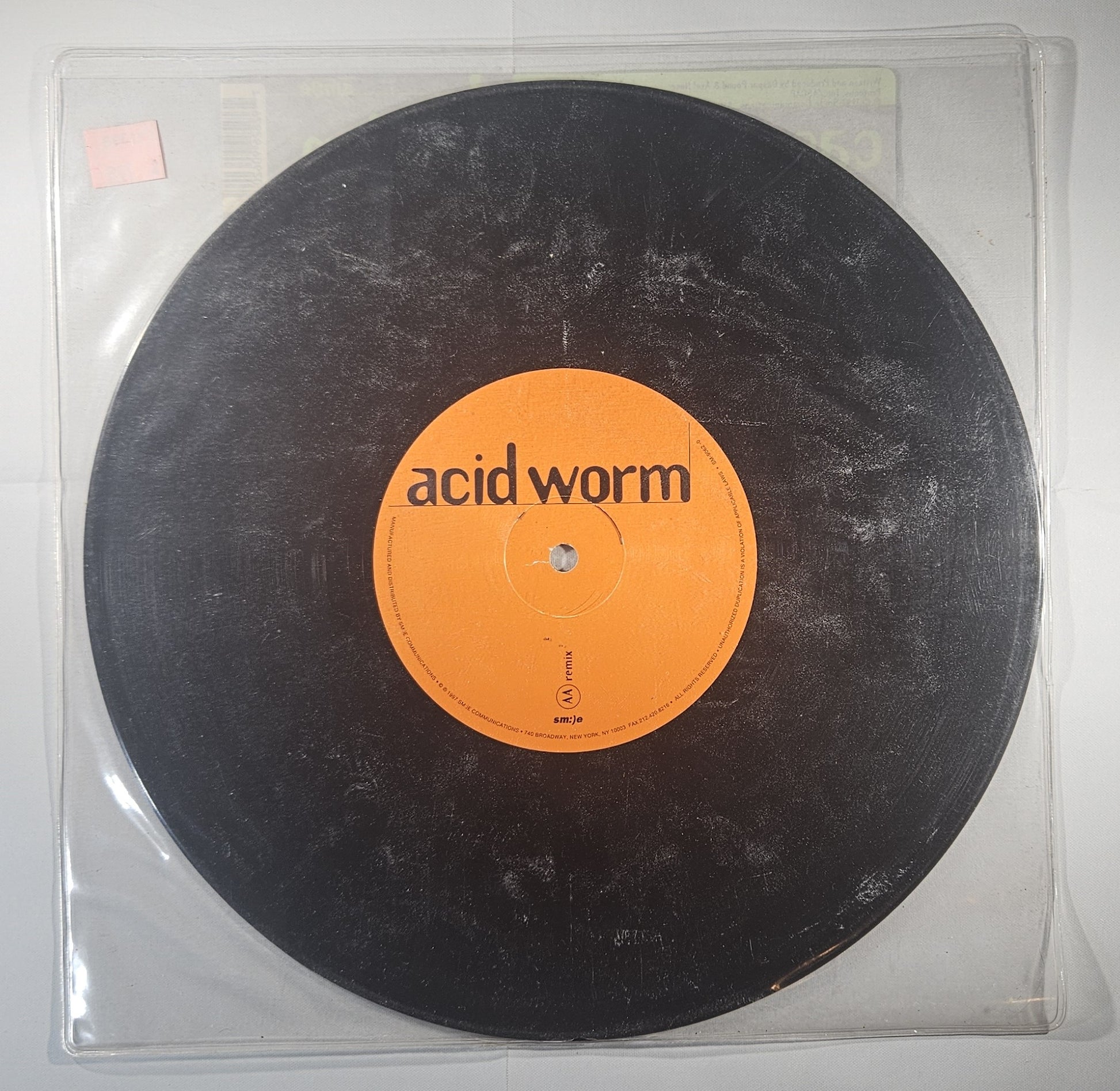 Caspar Pound & Axel Nose - Acid Worm [1998 Used Vinyl Record 10" Single] [B]