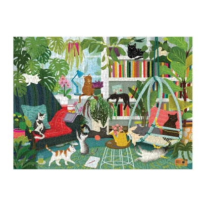 Cat Haven 1000 Piece Jigsaw Puzzle Galison