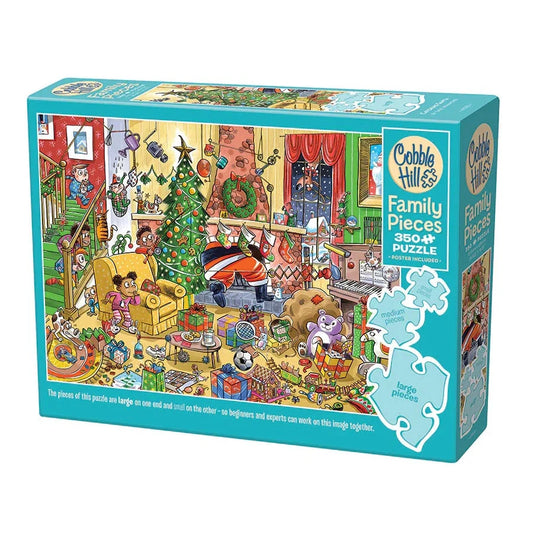 Catching Santa 350 Piece Family Jigsaw Puzzle Cobble Hill