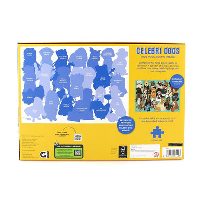 Celebri Dogs 1000 Piece Jigsaw Puzzle Ginger Fox