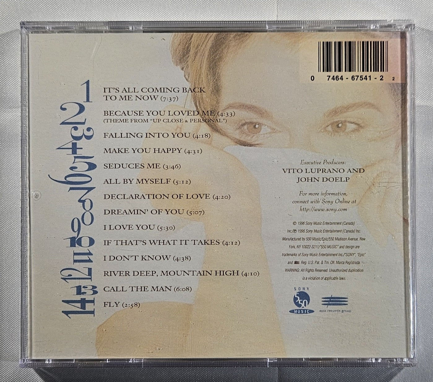 Celine Dion - Falling Into You [1996 Springfield Pressing] [Used CD]