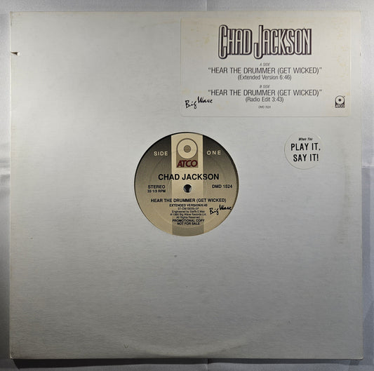 Chad Jackson - Hear the Drummer (Get Wicked) [1990 Promo] [Used Vinyl Single]