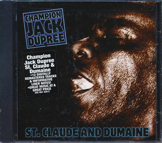 Champion Jack Dupree - St. Claude and Dumaine [2002 New CD]