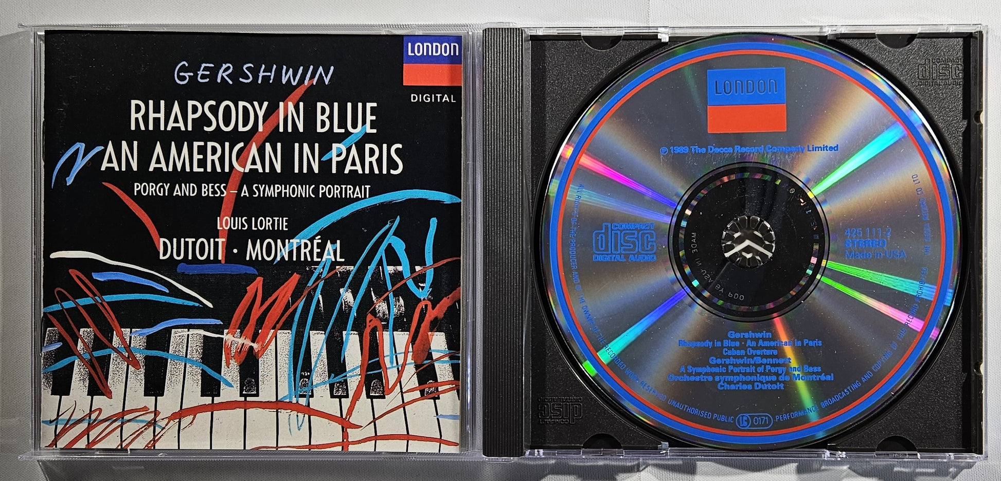 Charles Dutoit - Gershwin: Rhapsody in Blue [1989 Used CD]