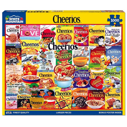 Cheerios 1000 Piece Jigsaw Puzzle White Mountain
