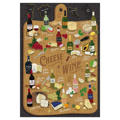 Cheese & Wine 500 Piece Jigsaw Puzzle Ridley
