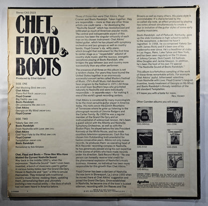 Chate Atkins, Floyd Cramer, Boots Randolf - Chet, Floyd & Boots [1971 Compilation] [Used Vinyl Record LP]