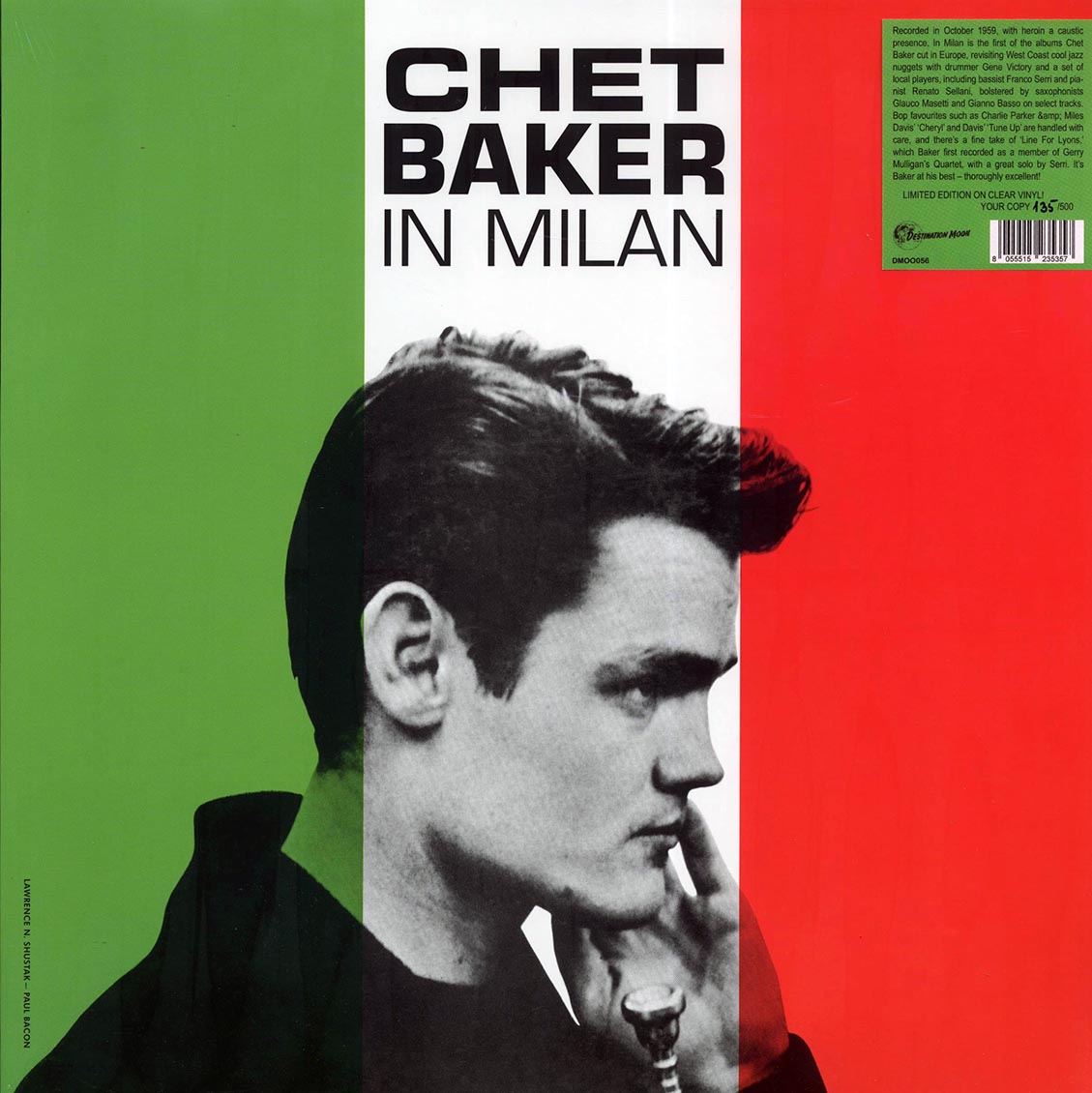 Chet Baker - In Milan [2024 Limited Clear Numbered] [New Vinyl Record LP]