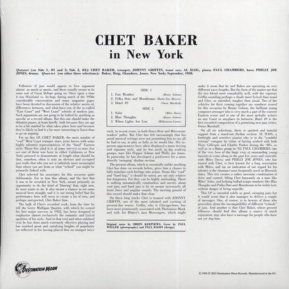Chet Baker - In New York [2024 Reissue Clear Numbered] [New Vinyl Record LP]
