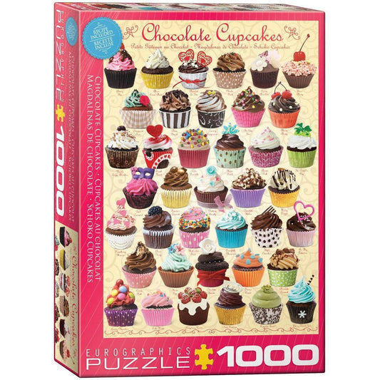 Chocolate Cupcakes 1000 Piece Jigsaw Puzzle Eurographics