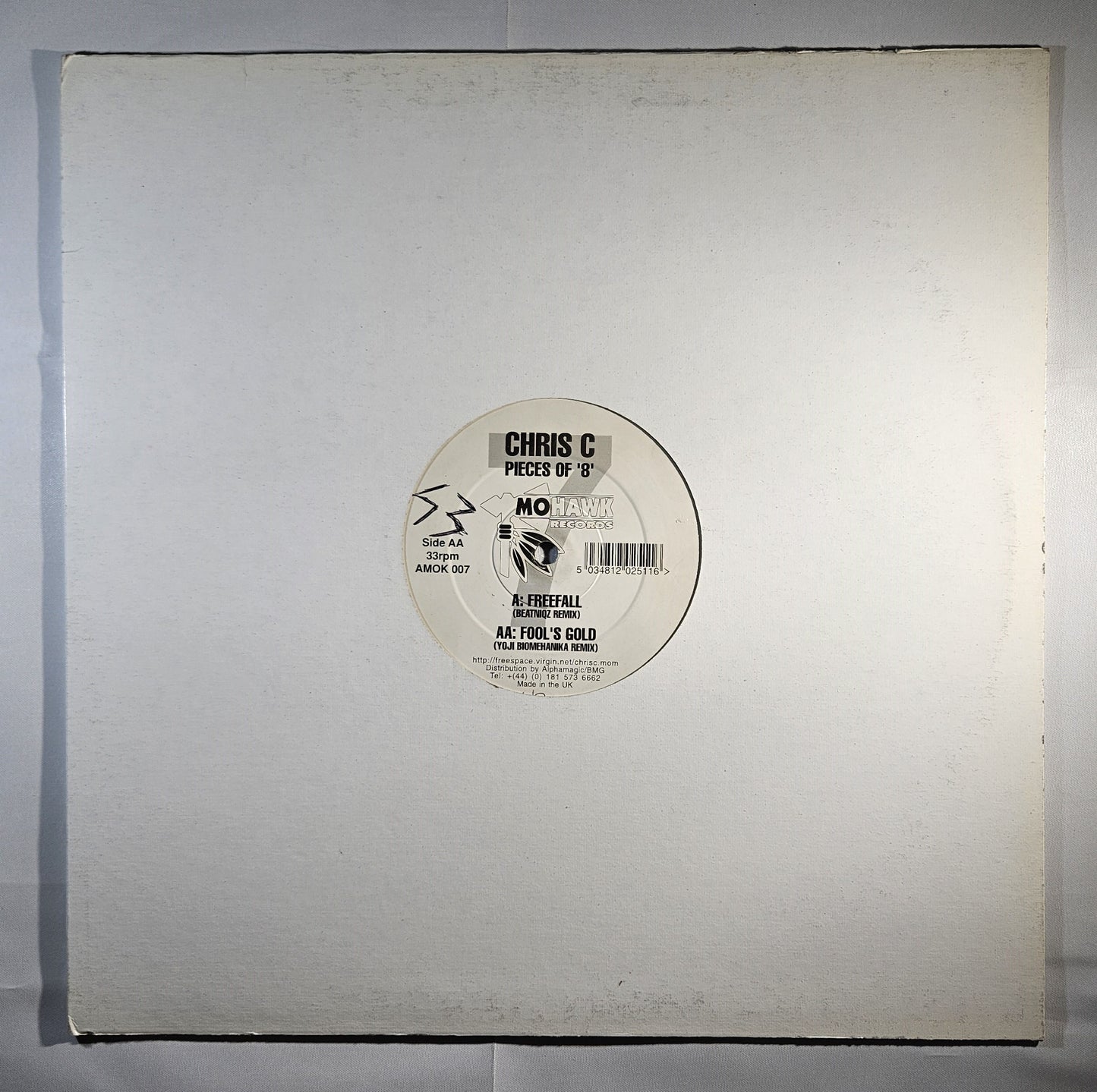 Chris C - Pieces of '8' [1999 Used Vinyl Record 12" Single]