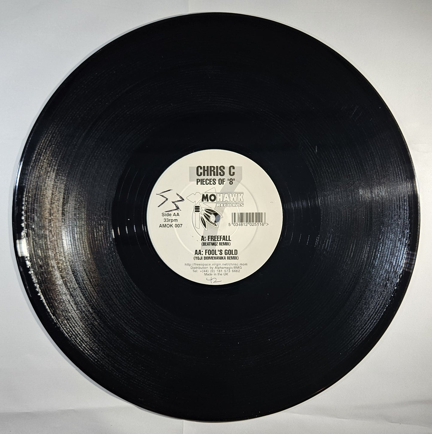 Chris C - Pieces of '8' [1999 Used Vinyl Record 12" Single]