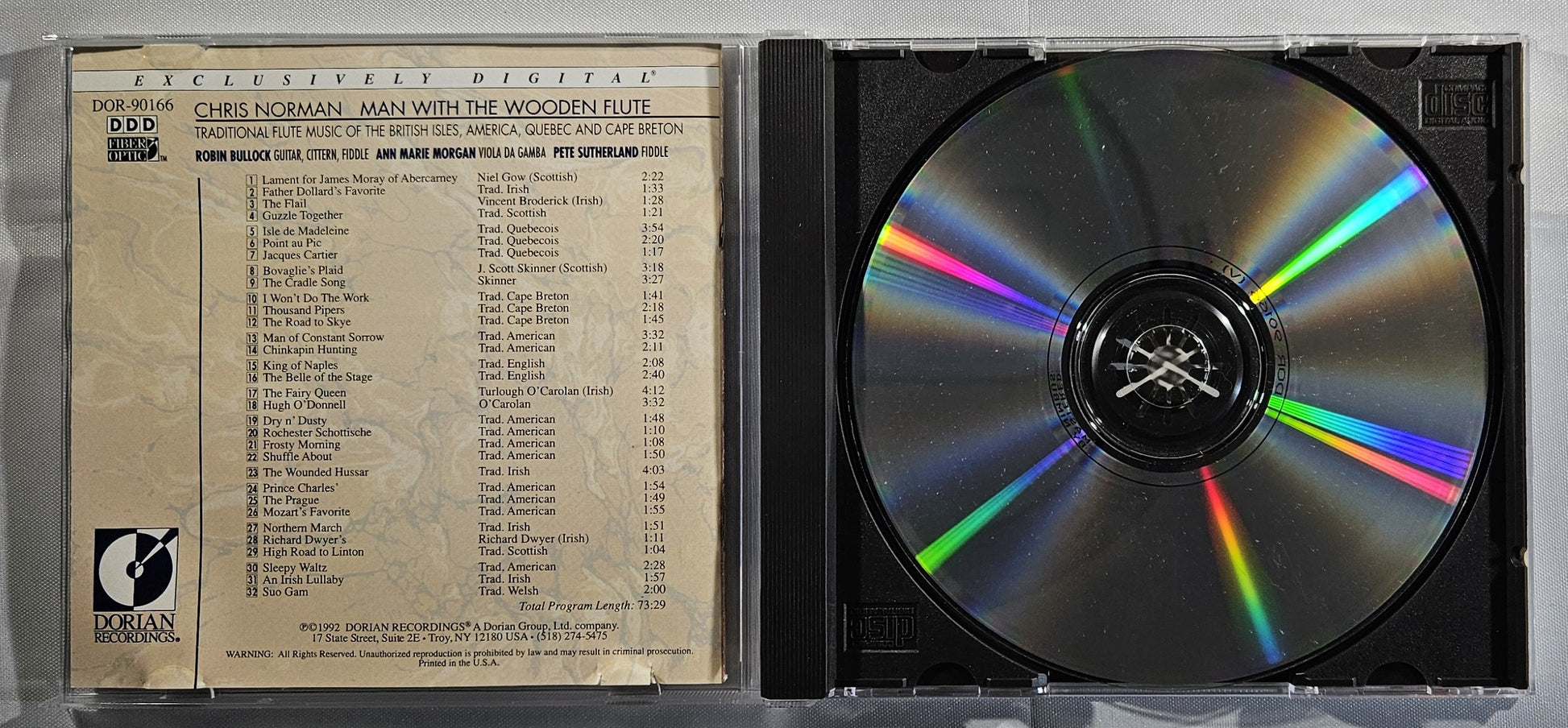 Chris Norman - The Man With the Wooden Flute [1992 Used CD]