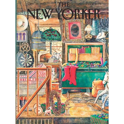 Christmas Attic 1000 Piece Jigsaw Puzzle NYPC