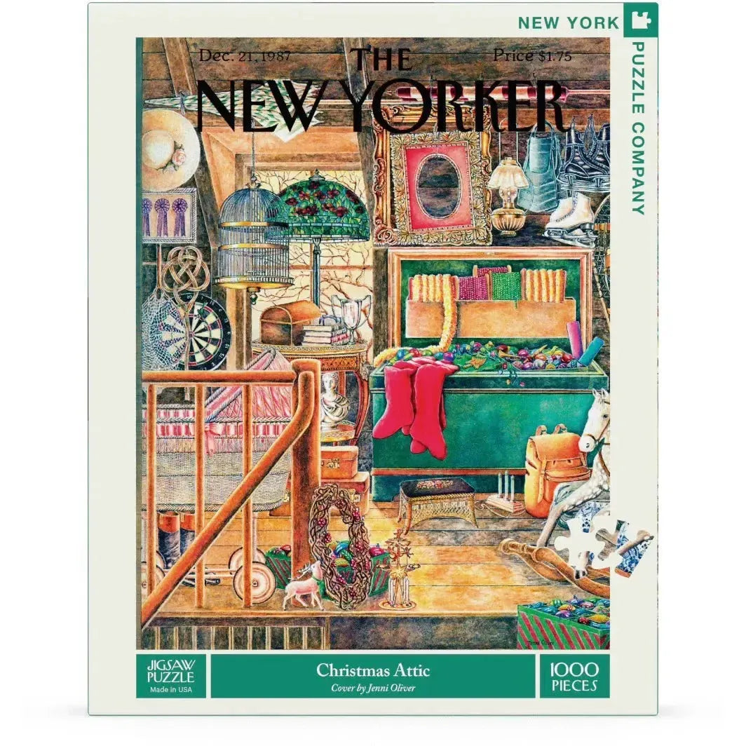 Christmas Attic 1000 Piece Jigsaw Puzzle NYPC