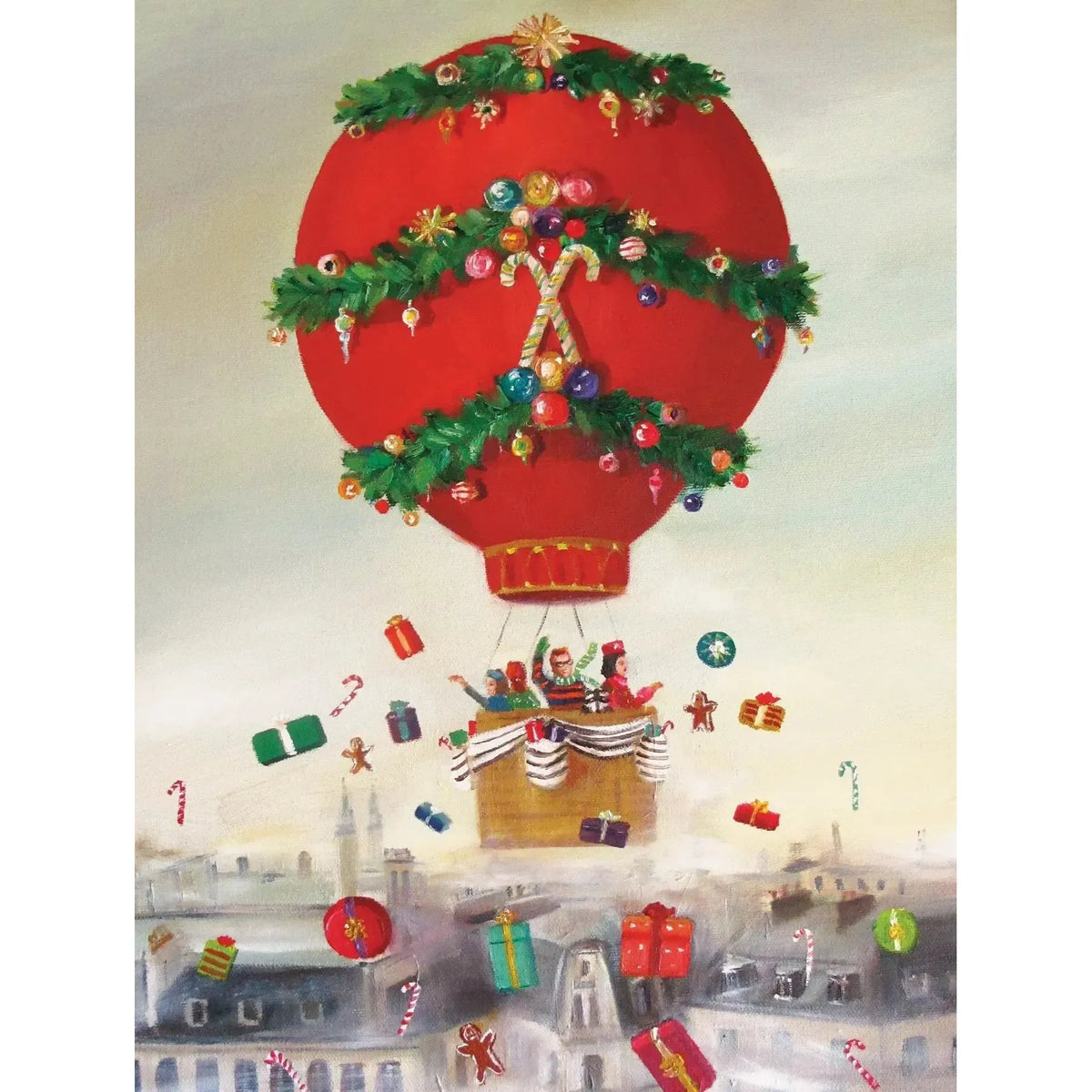 Christmas Balloon Ride 500 Piece Jigsaw Puzzle NYPC