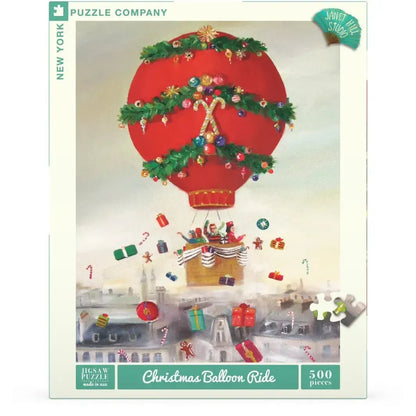 Christmas Balloon Ride 500 Piece Jigsaw Puzzle NYPC