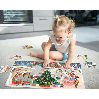 Christmas Cheer 35 Piece Floor Jigsaw Puzzle Cobble Hill