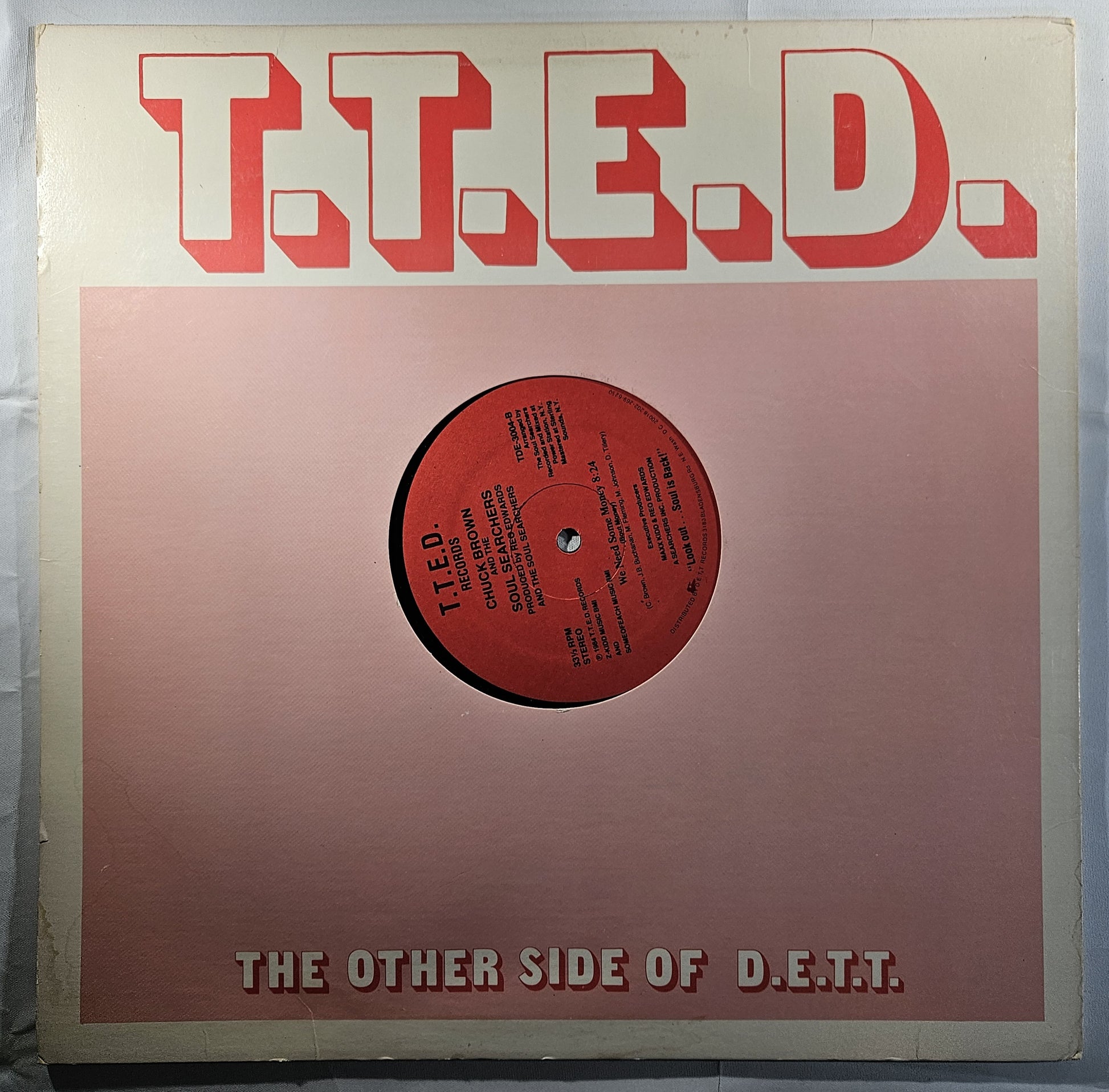 Chuck Brown and The Soul Searchers - We Need Some Money [1984 Used Vinyl Record 12" Single]