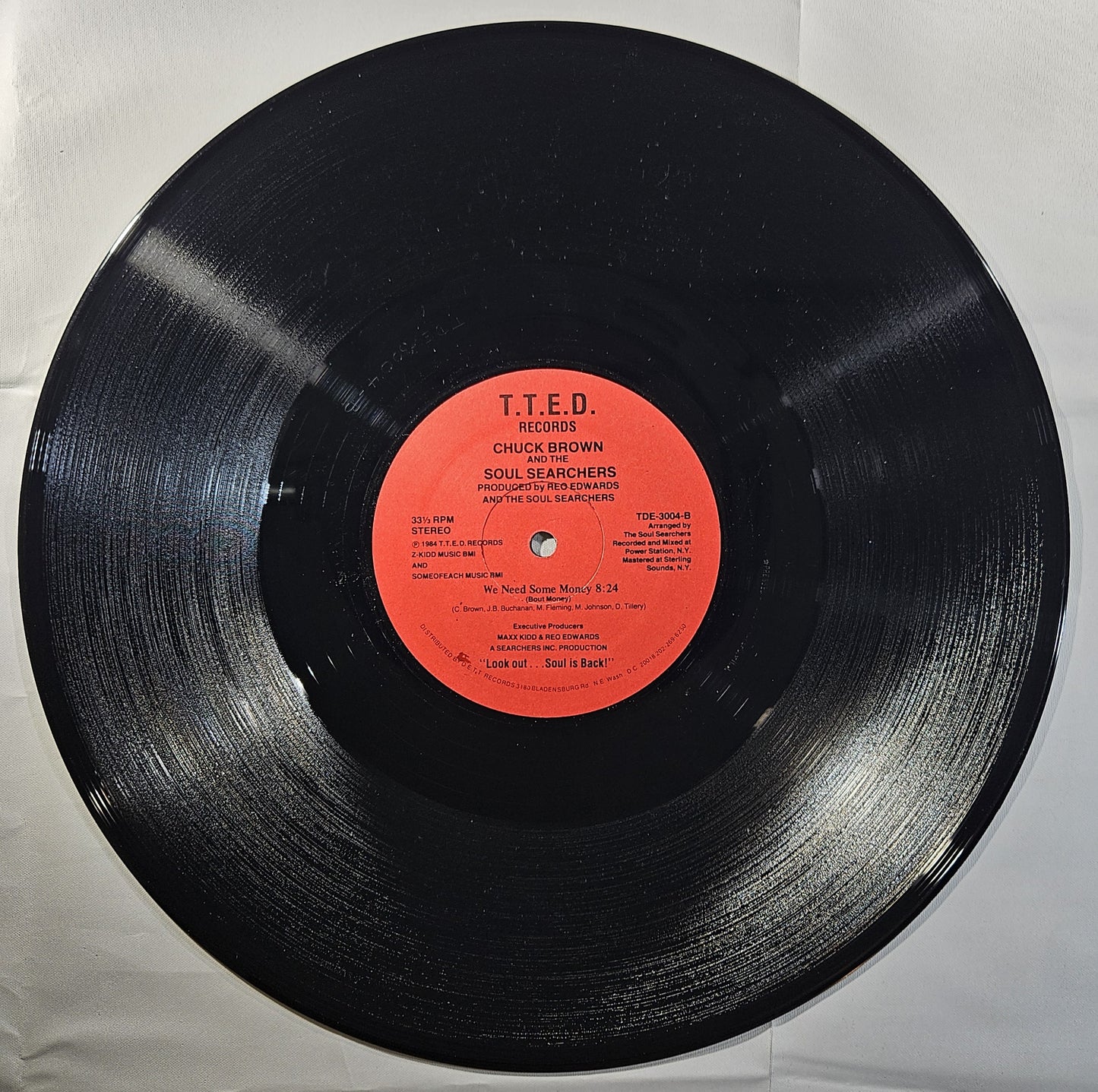 Chuck Brown and The Soul Searchers - We Need Some Money [1984 Used Vinyl Record 12" Single]