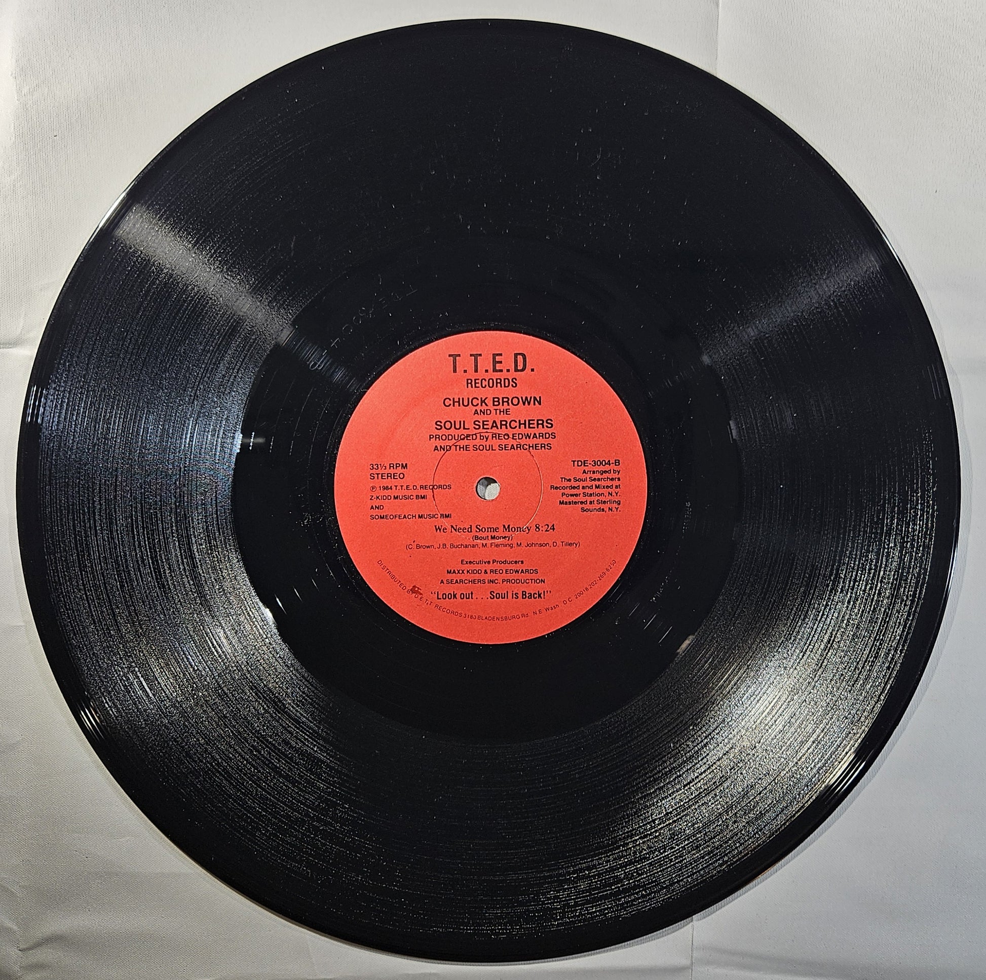 Chuck Brown and The Soul Searchers - We Need Some Money [1984 Used Vinyl Record 12" Single]