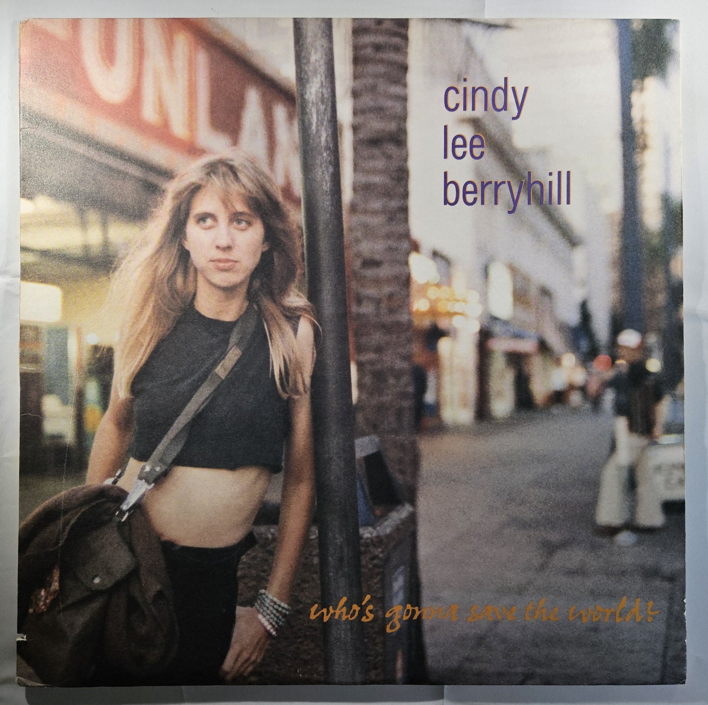 Cindy Lee Berryhill - Who's Gonna Save the World? [1987 Allied Pressing] [Used Vinyl Record LP]