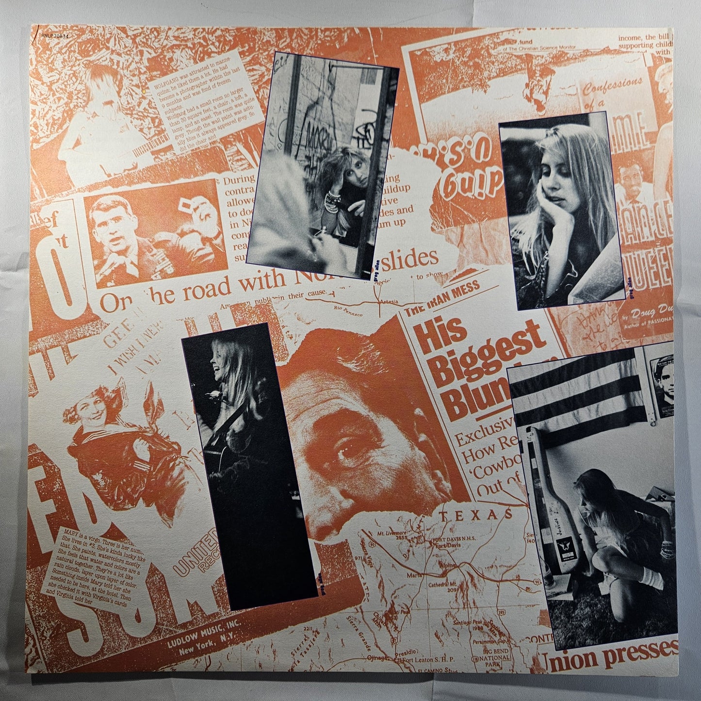 Cindy Lee Berryhill - Who's Gonna Save the World? [1987 Allied Pressing] [Used Vinyl Record LP]