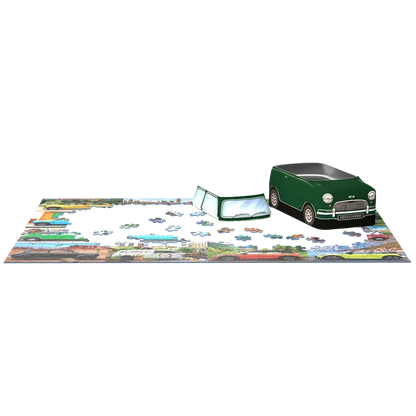 Classic Mini Cooper 550 Piece Jigsaw Puzzle in Tin Eurographics