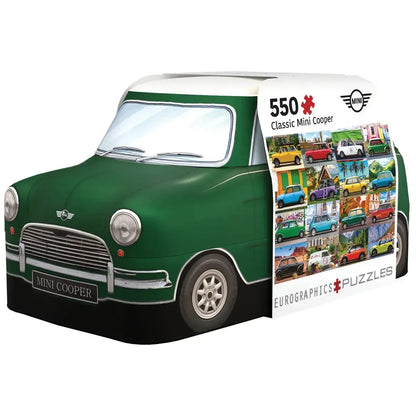 Classic Mini Cooper 550 Piece Jigsaw Puzzle in Tin Eurographics