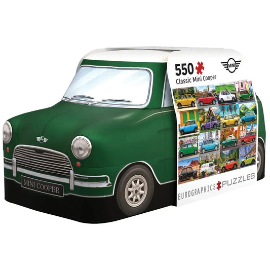 Classic Mini Cooper 550 Piece Jigsaw Puzzle in Tin Eurographics