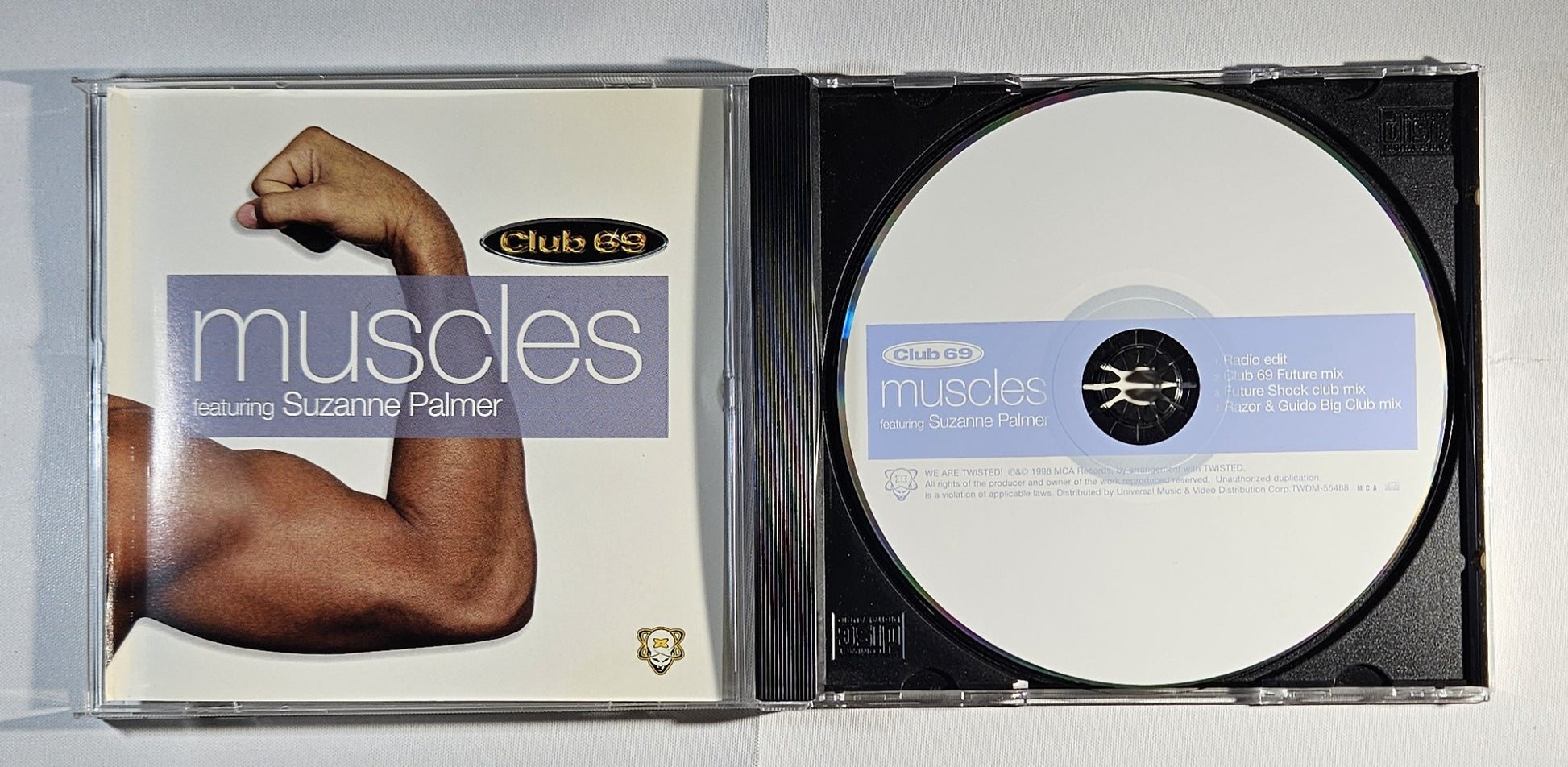 Club 69 Feat. Suzanne Palmer - Muscles [1998 Used CD Single]