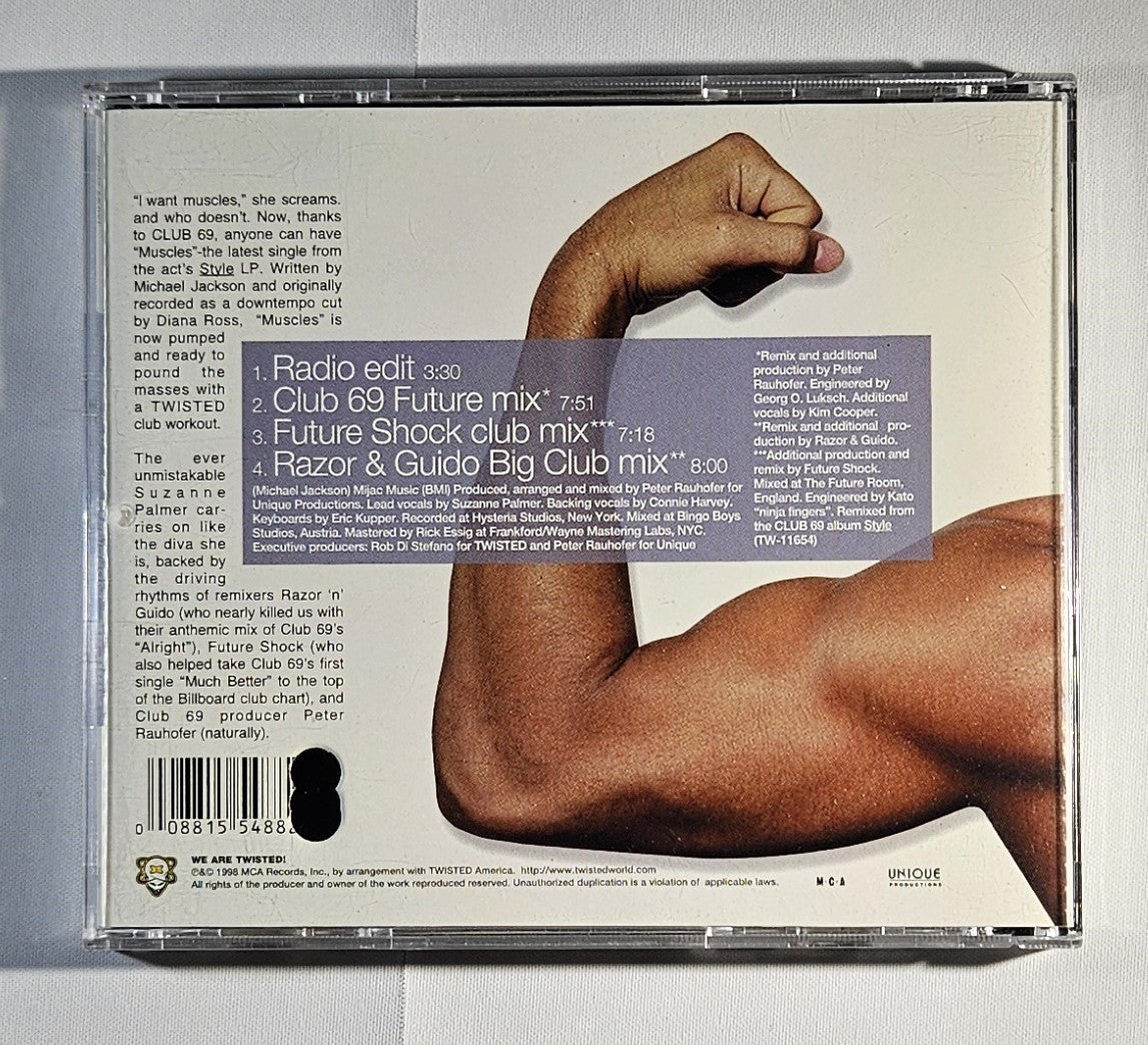 Club 69 Feat. Suzanne Palmer - Muscles [1998 Used CD Single]