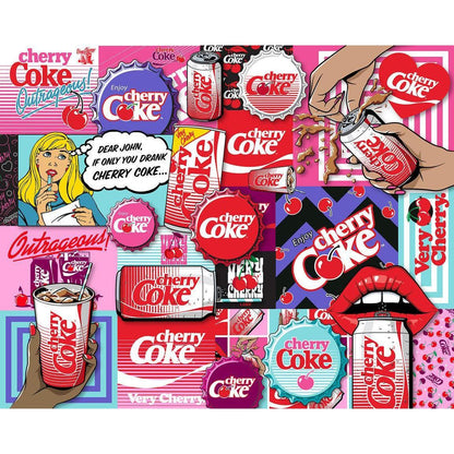Coca-Cola Very Cherry Coke 1000 Piece Jigsaw Puzzle Springbok