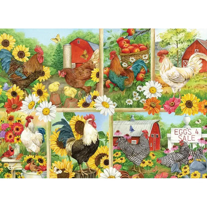 Cockadoodledo 500 Piece Jigsaw Puzzle Cobble Hill