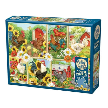 Cockadoodledo 500 Piece Jigsaw Puzzle Cobble Hill